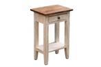 Telefoontafel La Fleur Wit Massief Mahonie Hout - 38560