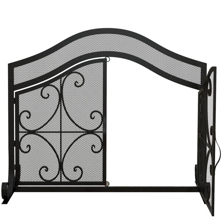 TRUUSK Haardveiligheidshek - Met Magnetische Deuren - Staal, Huis en Inrichting, Haarden, Nieuw, Verzenden