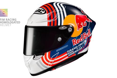 HJC RPHA 1 Red Bull Austin GP Wit Blauw Mc21Sf Integraalhelm, Motoren, Kleding | Motorhelmen, Integraalhelm, Heren, XXL, Nieuw met kaartje