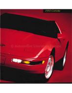 1991 CHEVROLET CORVETTE BROCHURE ENGELS (USA), Boeken, Auto's | Folders en Tijdschriften, Nieuw, Chevrolet, Author