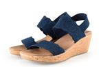 Skechers Sleehakken in maat 37 Blauw | 10% extra korting, Skechers, Zo goed als nieuw, Schoenen met hoge hakken, Verzenden