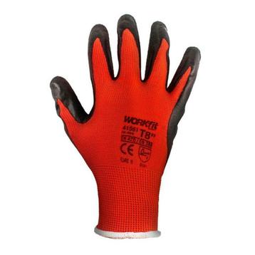Werkhandschoenen - EN 388 - L - Rood beschikbaar voor biedingen