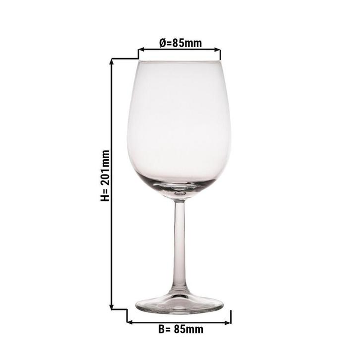 GGM Gastro | (6 stuks) Wijnglas - ESPRIT - 450 ml - |, Huis en Inrichting, Keuken | Servies, Effen, Nieuw, Verzenden