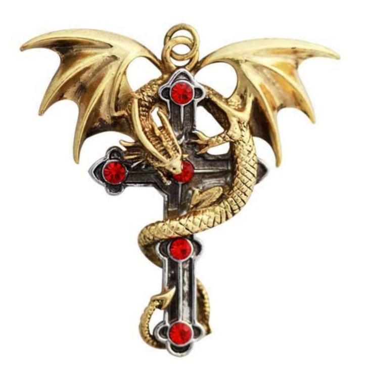 Carpe Noctum, Draken sieraden van Anne Stokes, Sieraden, Tassen en Uiterlijk, Kettingen, Zilver, Nieuw, Met strass, Overige materialen