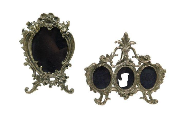 Raspini - Fotolijst (2) - .800 zilver, Antiek en Kunst, Antiek | Goud en Zilver