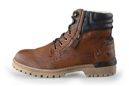 Mustang Veterboots in maat 42 Bruin | 10% extra korting, Kleding | Heren, Schoenen, Bruin, Zo goed als nieuw, Boots, Verzenden