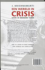 Een wereld in crisis 9789020284263 Jiddu Krishnamurti, Boeken, Verzenden, Zo goed als nieuw, Jiddu Krishnamurti