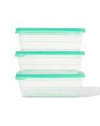 HEMA Vershoudbakjes 1.2L - 3 stuks, Huis en Inrichting, Verzenden, Nieuw