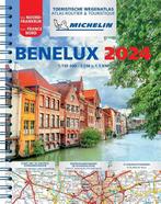 Wegenatlas Benelux 2024 A4 Spiraal - Michelin Wegenatlassen, Boeken, Nieuw, Verzenden
