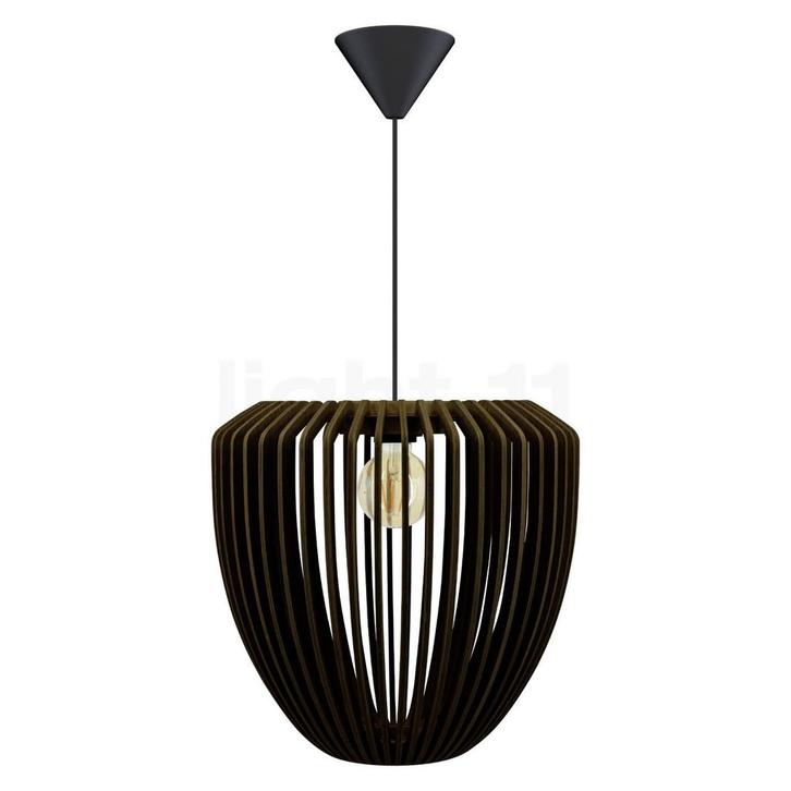 Umage Clava Wood Hanglamp, plafondkapje conisch - plafondkap, Huis en Inrichting, Lampen | Hanglampen, Nieuw, Verzenden