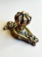Deurklink - 1850-1900 - Massieve messing kroon deurknop met, Antiek en Kunst, Curiosa en Brocante