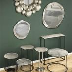 Bijzettafel - Livion Sinah - Consoletafel - 80x80x27cm -, Ophalen of Verzenden, Nieuw, Metaal