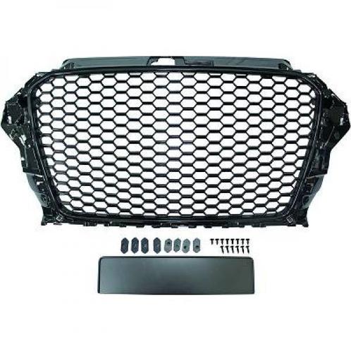 Grill | Audi | A3 12-16 3d hat. / A3 Cabriolet 13-16 2d cab., Auto-onderdelen, Carrosserie en Plaatwerk, Nieuw, Audi, Verzenden