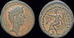 27bc-14ad Syria Coele-syria Damascus Augustus Ae22 Tyche..., Postzegels en Munten, Munten | Europa | Niet-Euromunten, Verzenden