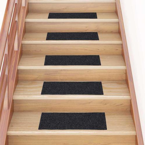 vidaXL Trapmatten zelfklevend 30 st 60x25 cm rechthoekig, Doe-het-zelf en Verbouw, Ladders en Trappen, Nieuw, Verzenden