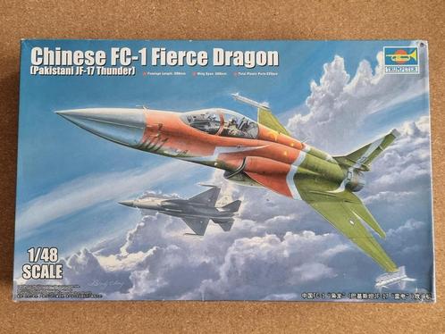 Trumpeter 02815 FC-1 Fierce Dragon 1:48 (Pakistan Air Force), Hobby en Vrije tijd, Modelbouw | Vliegtuigen en Helikopters, Verzenden