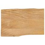 Tafelblad Mangohout 50x40cm - Retourdeal! -57%, Minder dan 50 cm, 50 tot 100 cm, Nieuw, Ophalen of Verzenden