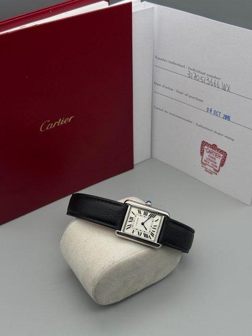 Cartier - Tank Solo - 3170 - Unisex - 2010-2020, Sieraden, Tassen en Uiterlijk, Horloges | Heren