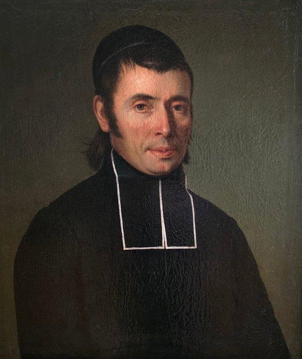 Franse school (XIX) - Ritratto di prelato, Antiek en Kunst, Kunst | Schilderijen | Klassiek