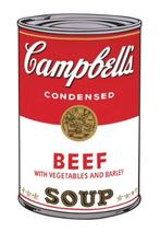 Andy Warhol - “Campbells Soup I, 1968 (beef)”. Copyright:, Antiek en Kunst