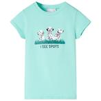 vidaXL Kindershirt 104 lichtmintkleurig, Kinderen en Baby's, Verzenden, Nieuw