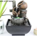 Zen tafelfontein met LED – decoratieve binnenfontein, Verzenden, Nieuw in verpakking