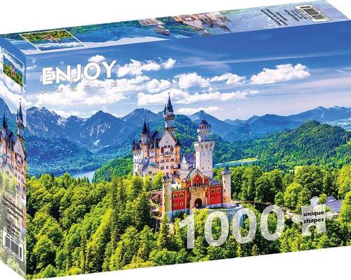 Neuschwanstein Puzzel (1000 stukjes) | Enjoy Puzzle -, Hobby en Vrije tijd, Denksport en Puzzels, Nieuw, Verzenden