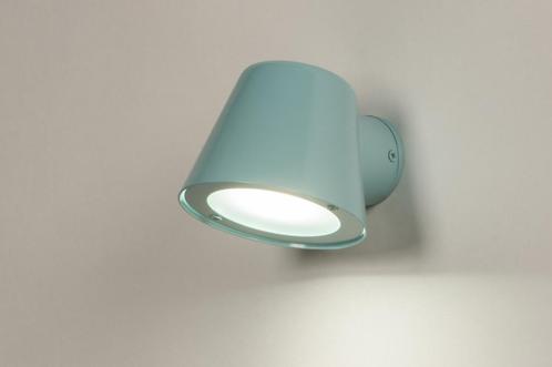 Rietveld Wandlampen - Groen, Blauw - Metaal, Aluminium, Huis en Inrichting, Lampen | Wandlampen, Verzenden