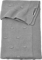 Meyco Baby Knots ledikant deken - grey - 100x150cm, Verzenden, Nieuw