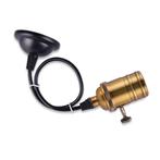 LED hanglamp vintage | pendel lamphouder E27 | industrieel d, Verzenden, Nieuw