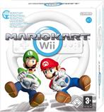 Mario Kart Wii + Wii Wheel (In doos), Spelcomputers en Games, Games | Nintendo Wii, Verzenden, Zo goed als nieuw