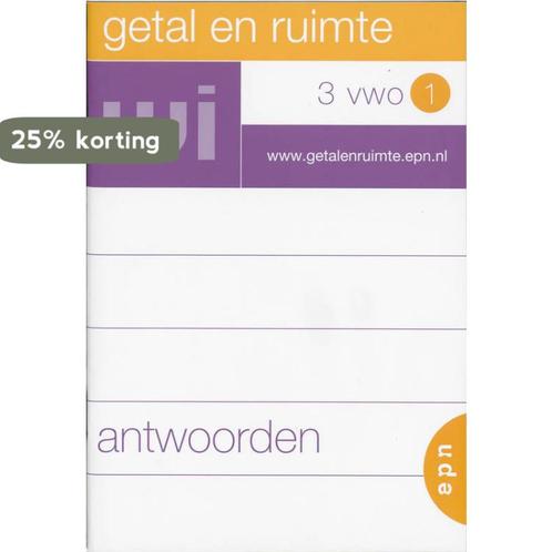 Getal en Ruimte / 3 vwo 1 / deel Antwoorden 9789011082175, Boeken, Schoolboeken, Gelezen, Verzenden