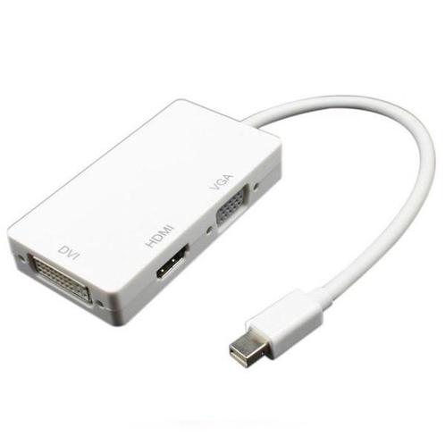 Mini DisplayPort 1.1 naar HDMI, DVI en VGA adapter, Audio, Tv en Foto, Audiokabels en Televisiekabels, Ophalen of Verzenden