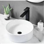 REA Wastafel - Opbouw - Modern Design - Wit - Keramiek, Ophalen of Verzenden, Nieuw