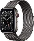 Apple Watch Series 6 44 mm kast van grijs roestvrij staal, Verzenden, Zo goed als nieuw