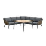 Garden Impressions San Vito lounge dining set 4-delig -, Tuin en Terras, Tuinsets en Loungesets, Verzenden, Nieuw