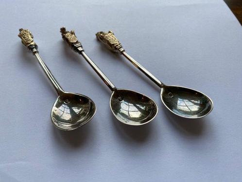 Theelepel (10) - .925 zilver - U.K Royal Silver Wedding, Antiek en Kunst, Antiek | Goud en Zilver