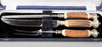 Down brothers Sheffield - Bestekset - Hoorn, Staal -, Antiek en Kunst, Curiosa en Brocante