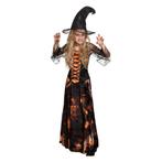 Halloween Heks Kostuum Kind Oranje, Hobby en Vrije tijd, Feestartikelen, Verzenden, Nieuw