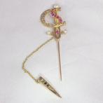 Speld - 18 karaat Geel goud - 0.32ct. tw. Diamant