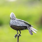 Figuur - Kraai op een metalen staaf - Metaal