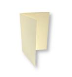 Dubbele kaart staand 7,5 x 11 cm Boomschors Gebroken Wit, Hobby en Vrije tijd, Verzenden, Nieuw