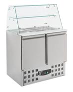 Gekoelde Saladette Glasopstand 2 Drs | Combisteel, Ophalen of Verzenden, Nieuw