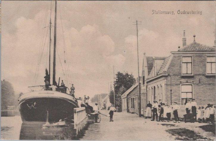 OUDEWETERING - Stationsweg, Verzamelen, Ansichtkaarten | Nederland, Verzenden