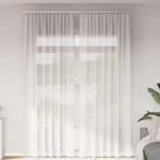 vidaXL Gordijnen voile met roedezakken 2 st wit, Verzenden, Nieuw, Wit