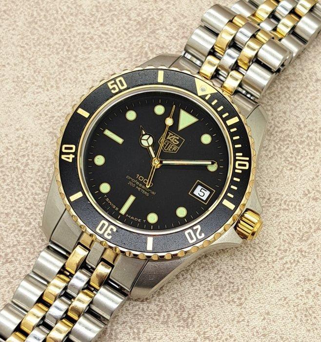 TAG Heuer - 1000 Professional - 980.020B Black Dial Swiss, Sieraden, Tassen en Uiterlijk, Horloges | Antiek