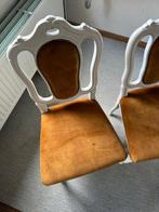 Stoel (2) - Hout - 2 barokstijl stoelen, Antiek en Kunst