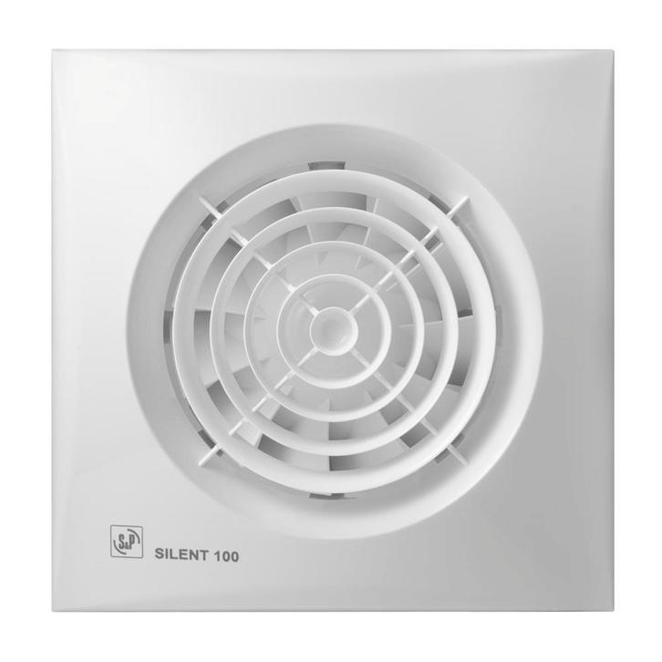 Soler & Palau badkamerventilator met timer 100 mm wit -, Doe-het-zelf en Verbouw, Ventilatie en Afzuiging, Ophalen of Verzenden