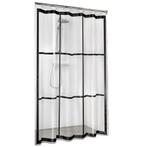 Douchegordijn Sealskin Brix PEVA 180x200 cm Transparant /, Ophalen of Verzenden, Nieuw