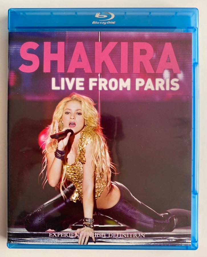 SHAKIRA LIVE FROM PARIS (BLURAY), Cd's en Dvd's, Blu-ray, Gebruikt, Verzenden